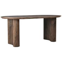 Esstisch Edda Walnussfarben L: 180 cm - Walnussfarben, Basics, Holzwerkstoff (180/90/75cm) - Livetastic