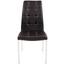 Stuhl Alify - Chromfarben/Schwarz, KONVENTIONELL, Textil/Metall (42/100/60cm)