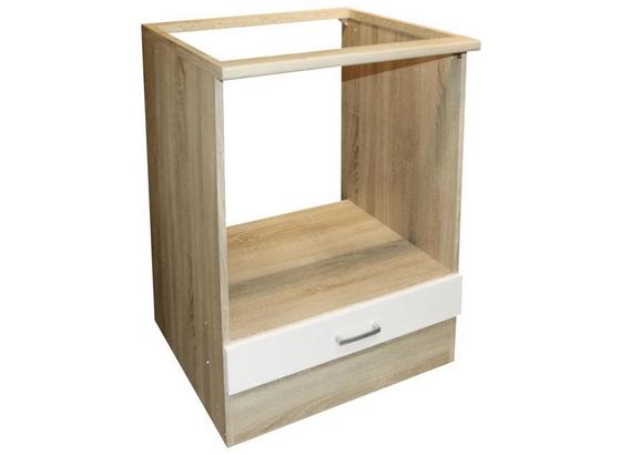 Herdumbauschrank Andy B: 60 cm Eiche Dekor,weiß - Eichefarben/Weiß, Basics, Holzwerkstoff (60/90/60cm) - Xora Herdumbauschrank Andy B: 60 cm Eiche Dekor,weiß - Eichefarben/Weiß, Basics, Holzwerkstoff (60/90/60cm) - Xora