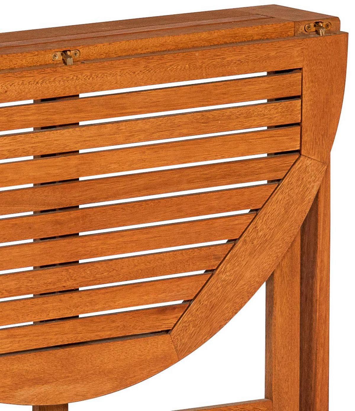 Gartentisch Klappbar Echtholz L: 90 cm - Naturfarben, KONVENTIONELL, Holz (90/72/60cm) - Gardenson