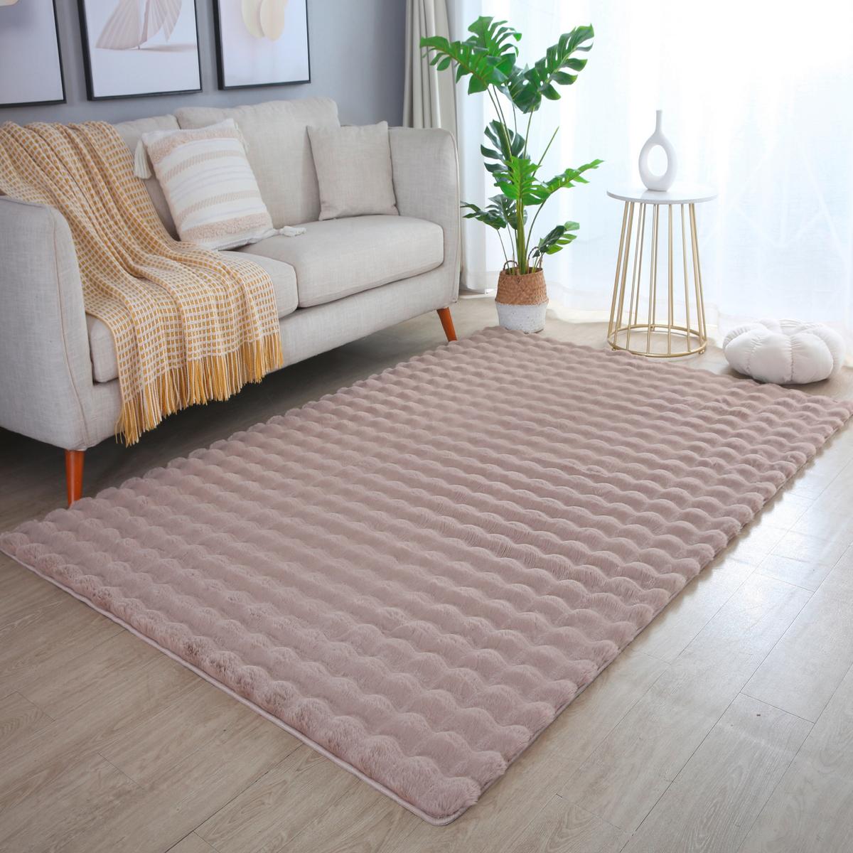 Hochflorteppich, Beige,f: 25mm Ambiance - Beige, Basics, Textil (80/250cm)