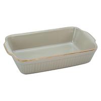 Auflaufform Keramik Classic L/b/h: Ca. 34/20/7,5 Cm - Taupe, KONVENTIONELL, Keramik (34/20/7,5cm) - Creatable