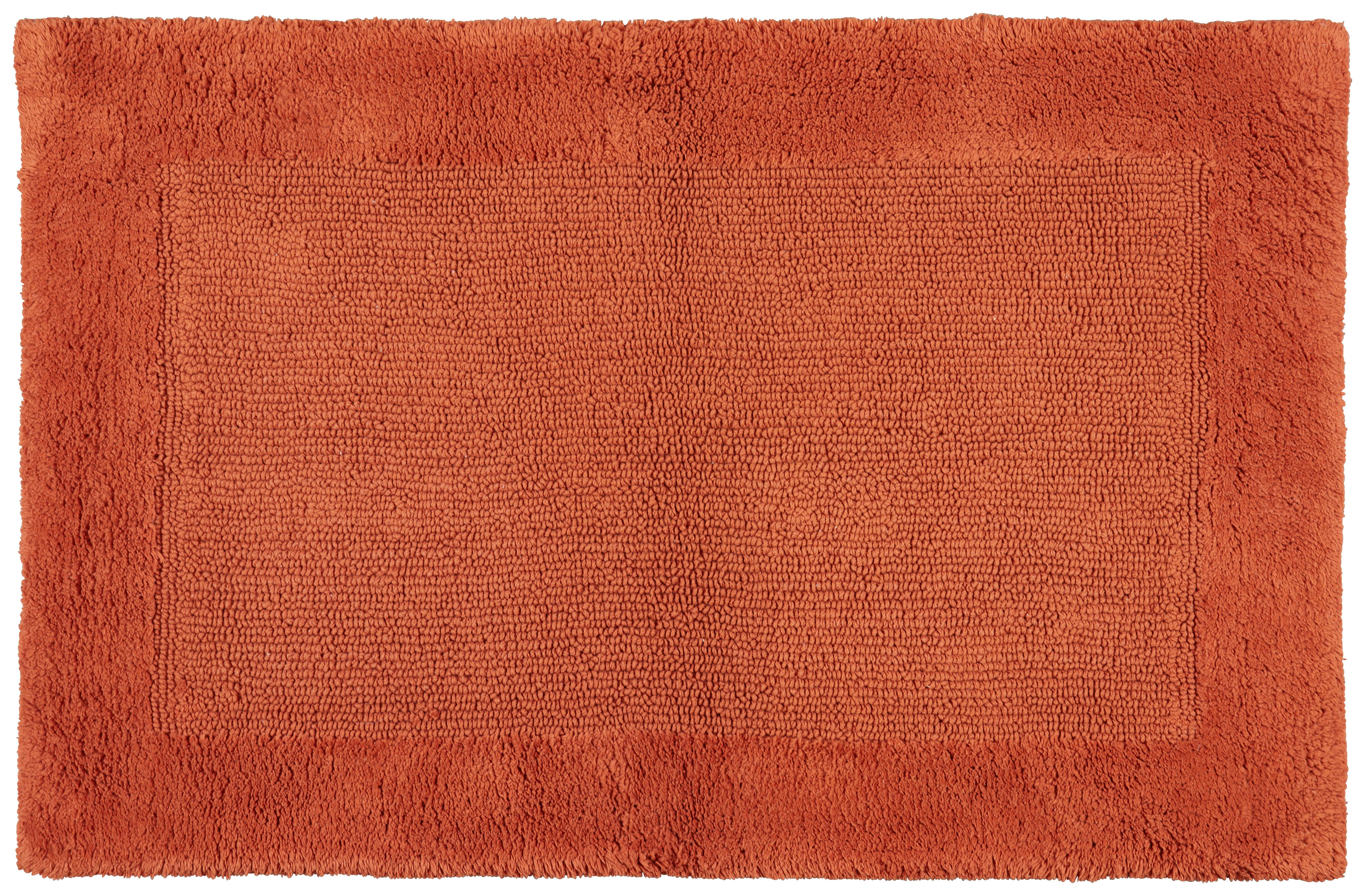 Koupelnová Předložka Karen, 60/100cm, Oranžová - oranžová, Konvenční, textil (60/100cm) - Premium Living