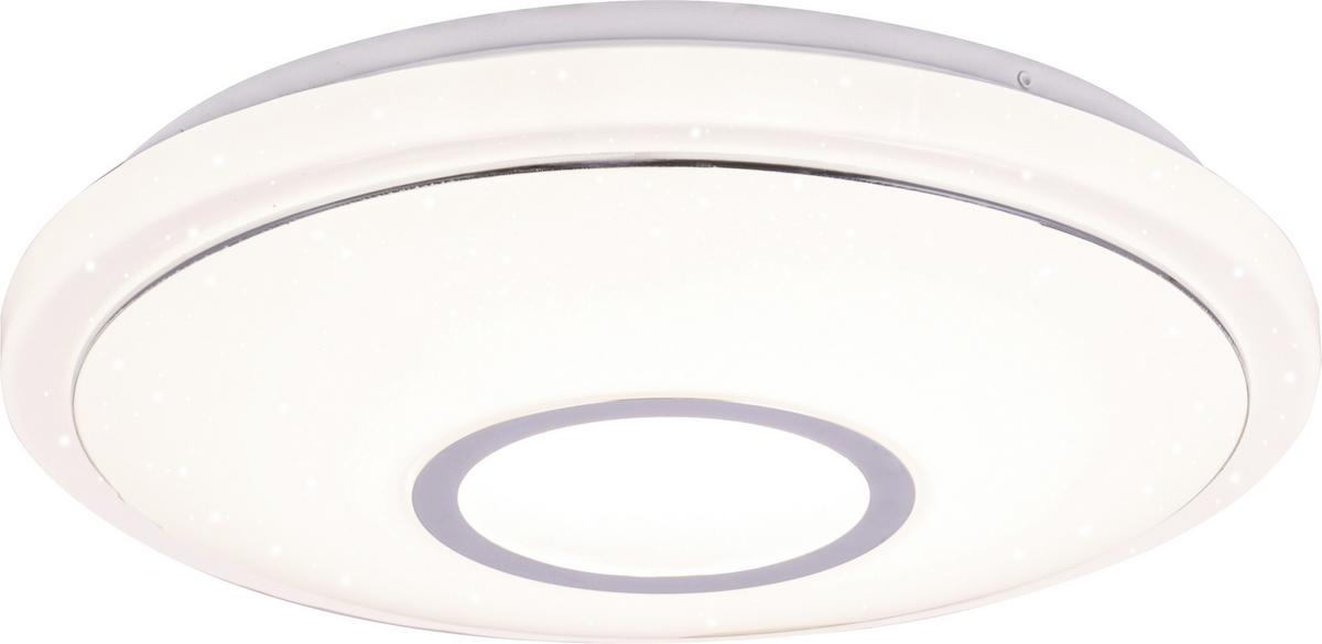 Stropní LED svítidlo Ross Ø 40cm 16 Watt - bílá, Konvenční, kov/plast (40/9cm) - Premium Living