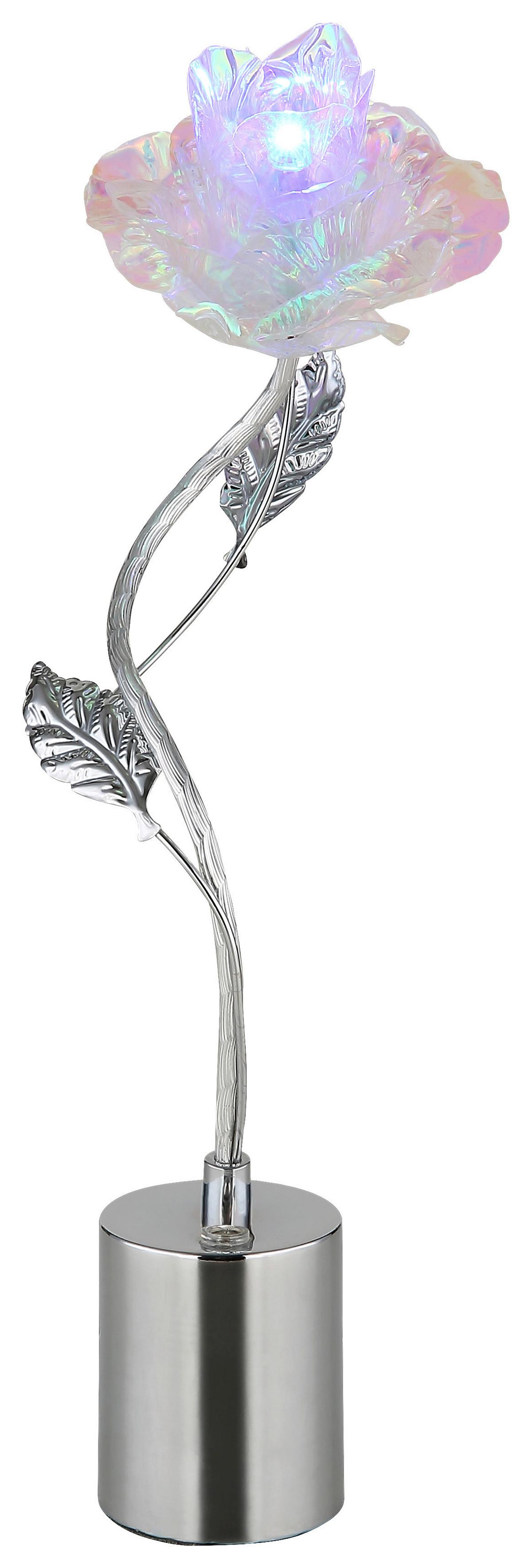 DEKORAČNÉ LED SVIETIDLO RESI - číra/chrómová, Modern, kov/plast (9/9/29cm) - Mömax