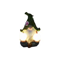 Szolárlámpa Flowy - barna/piros, Konventionell, műanyag (14,5/13/24cm) - Homezone