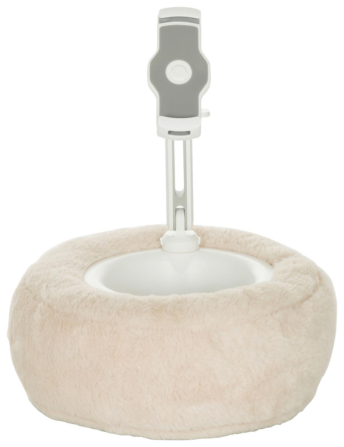 Tablethalterung Comfilap Ii - Beige/Weiß, Basics, Kunststoff/Textil (30/30-36/30cm) - MID.YOU