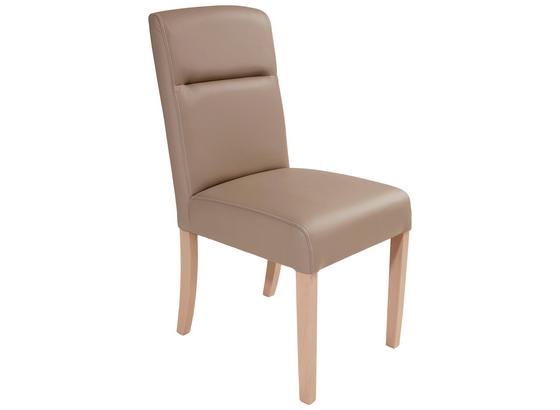 Stuhl Cara - Schlammfarben/Beige, MODERN, Holz/Kunststoff (44,5/93/53cm) Stuhl Cara - Schlammfarben/Beige, MODERN, Holz/Kunststoff (44,5/93/53cm)