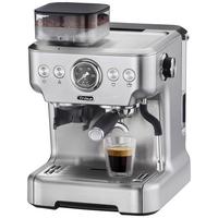 Espressomaschine Barista Plus 20 Bar 2,7 L Für 2 Tassen - Silberfarben, Basics, Metall (32,5/41/28cm) - Trisa Electronics