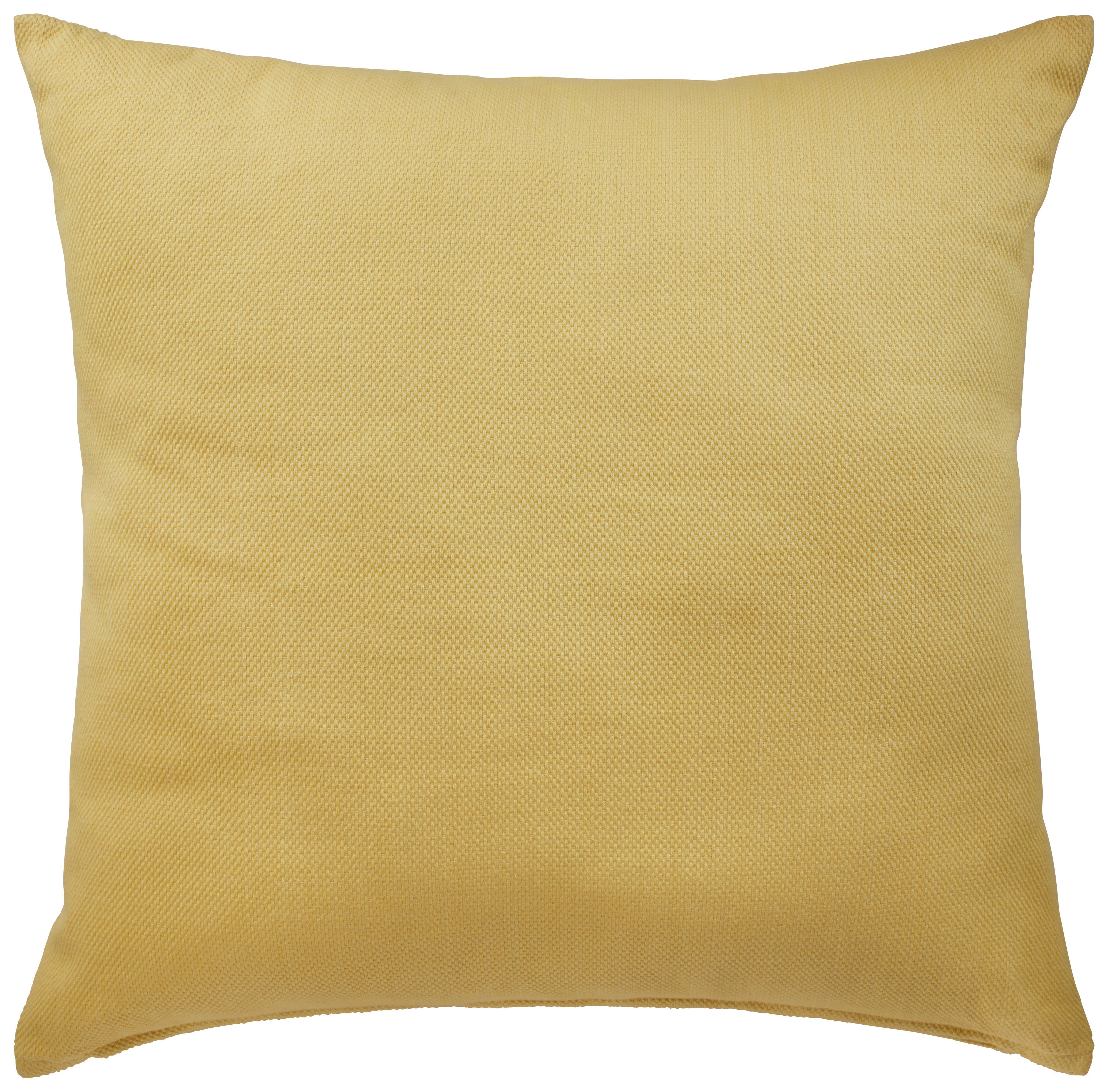 DEKORAČNÍ POLŠTÁŘ Chris, 50/50cm, žlutá - žlutá, Moderní, textil (50/50cm) - Premium Living