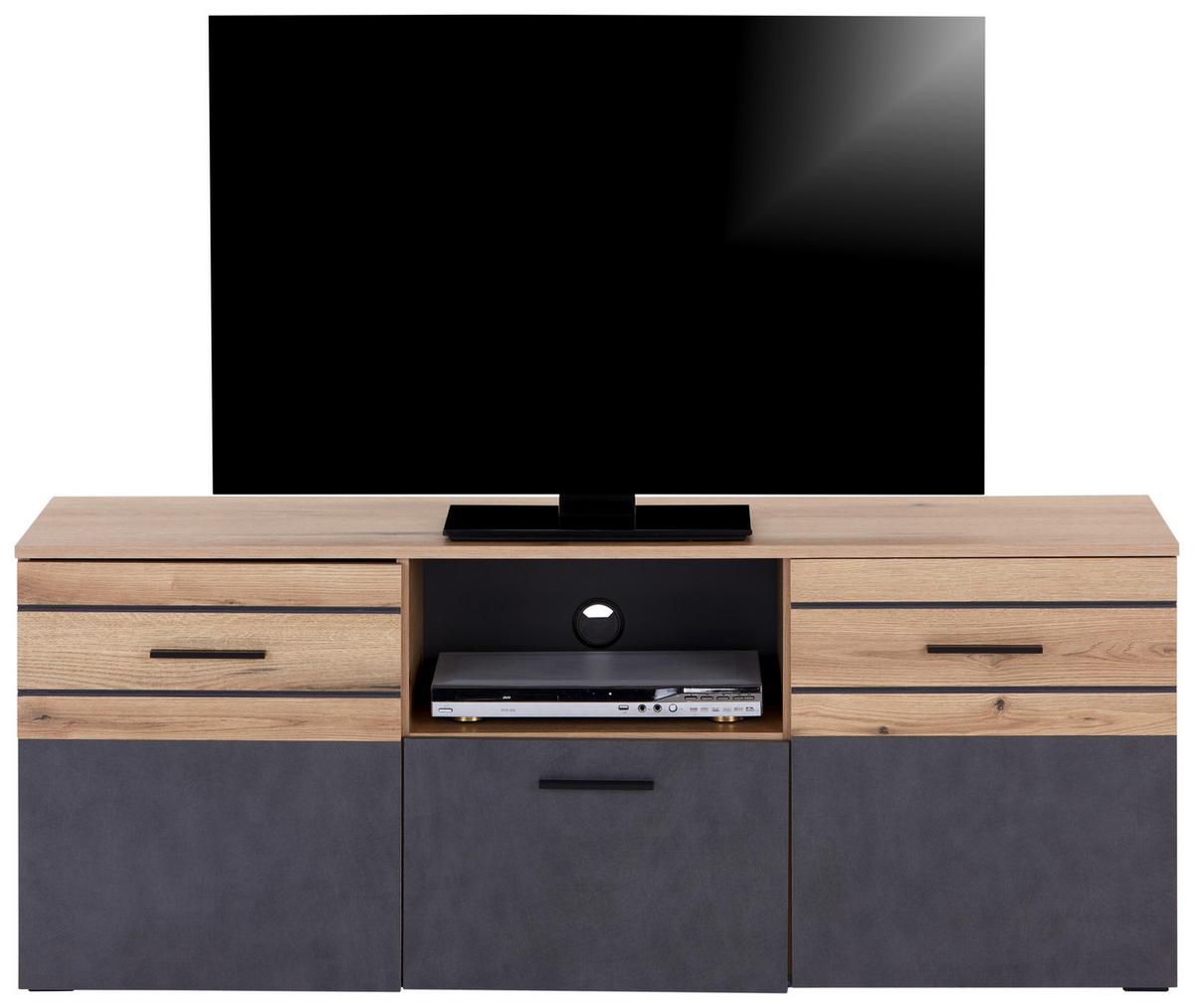 Phonotisch Limit B: 150 cm Eiche Dekor/Matera Dunkel - MODERN, Holzwerkstoff (150/59/40cm) - Ondega