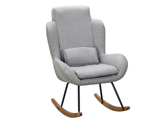 Schaukelsessel Rocky B: ca. 75 cm Grau - Eichefarben/Grau, Design, Textil (75/110/88,5cm) - Livetastic Schaukelsessel Rocky B: ca. 75 cm Grau - Eichefarben/Grau, Design, Textil (75/110/88,5cm) - Livetastic