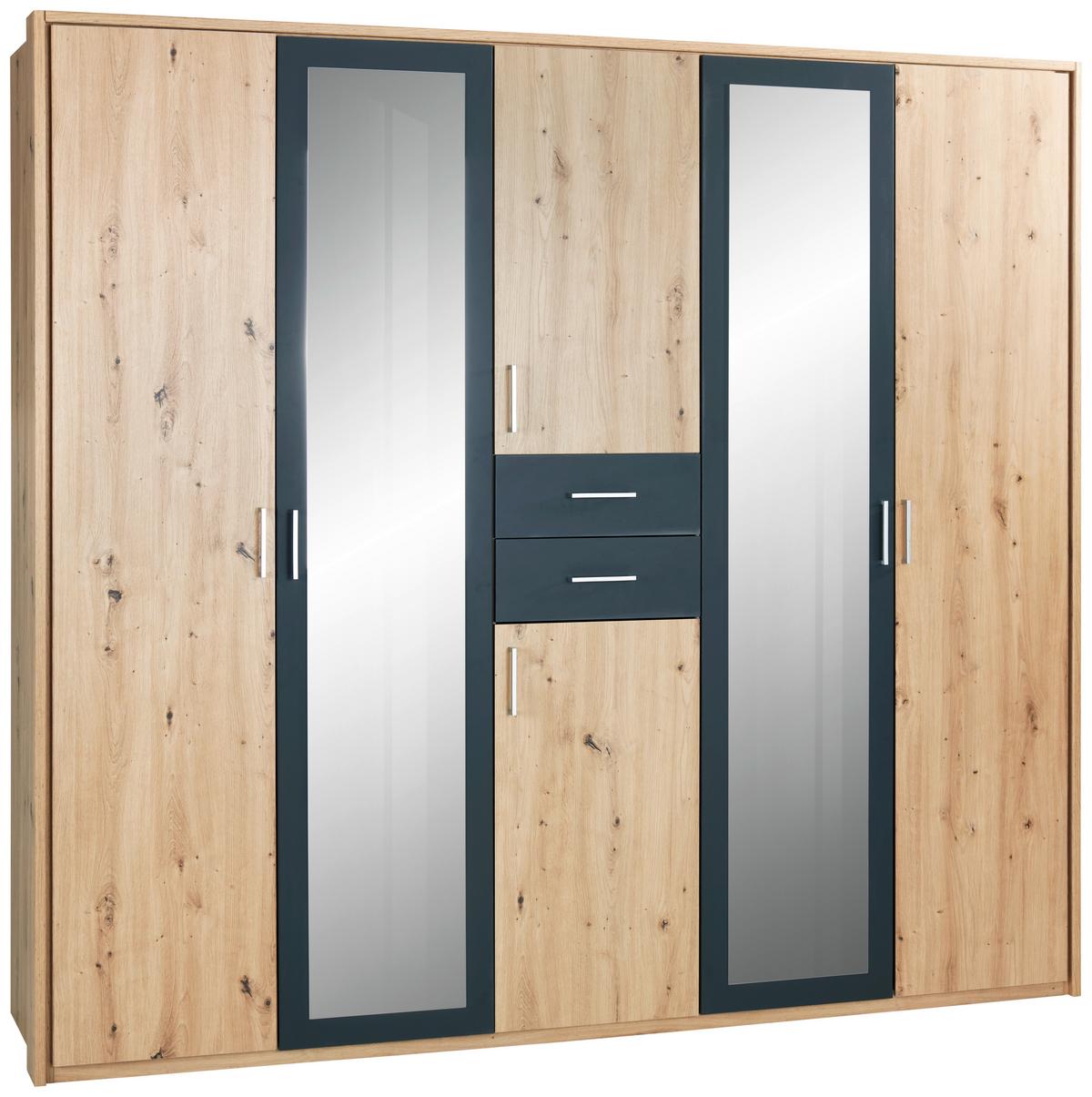 Passepartout-Rahmen Diver Eiche Dekor für B: 225 cm - Eichefarben, MODERN, Holzwerkstoff (228/213/12cm)