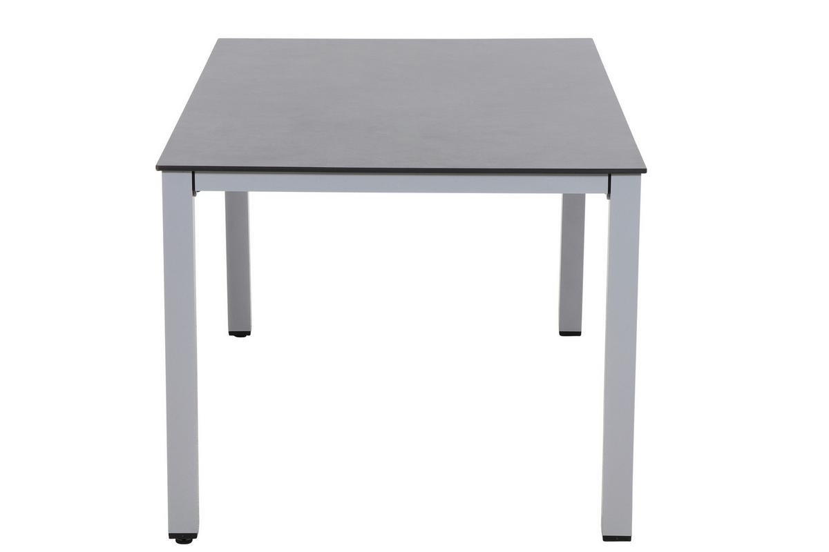 Gartentisch Metall/Kunststoff /Holzwerkstoff L 160 cm - Anthrazit/Silberfarben, KONVENTIONELL, Holzwerkstoff/Kunststoff (160/90/72cm) - Siena Garden