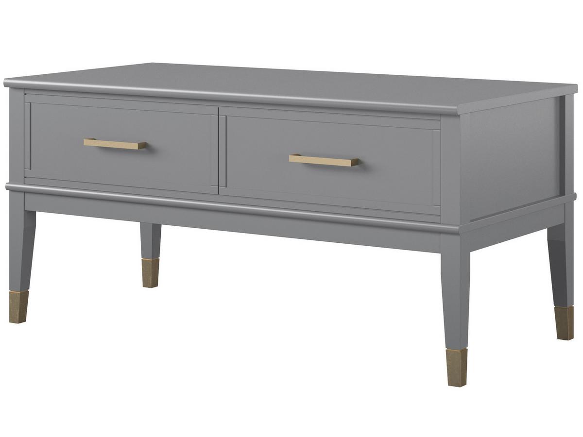 Couchtisch Westerleigh Graphitfarben B: 106 cm - Graphitfarben, Design, Holzwerkstoff/Metall (106/52/51cm) - MID.YOU