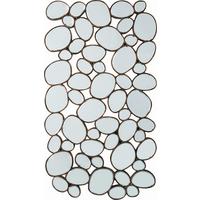 Wandspiegel Water Drops Copper - Kupferfarben, Design, Glas/Metall (78/135/3,5cm) - Kare-Design