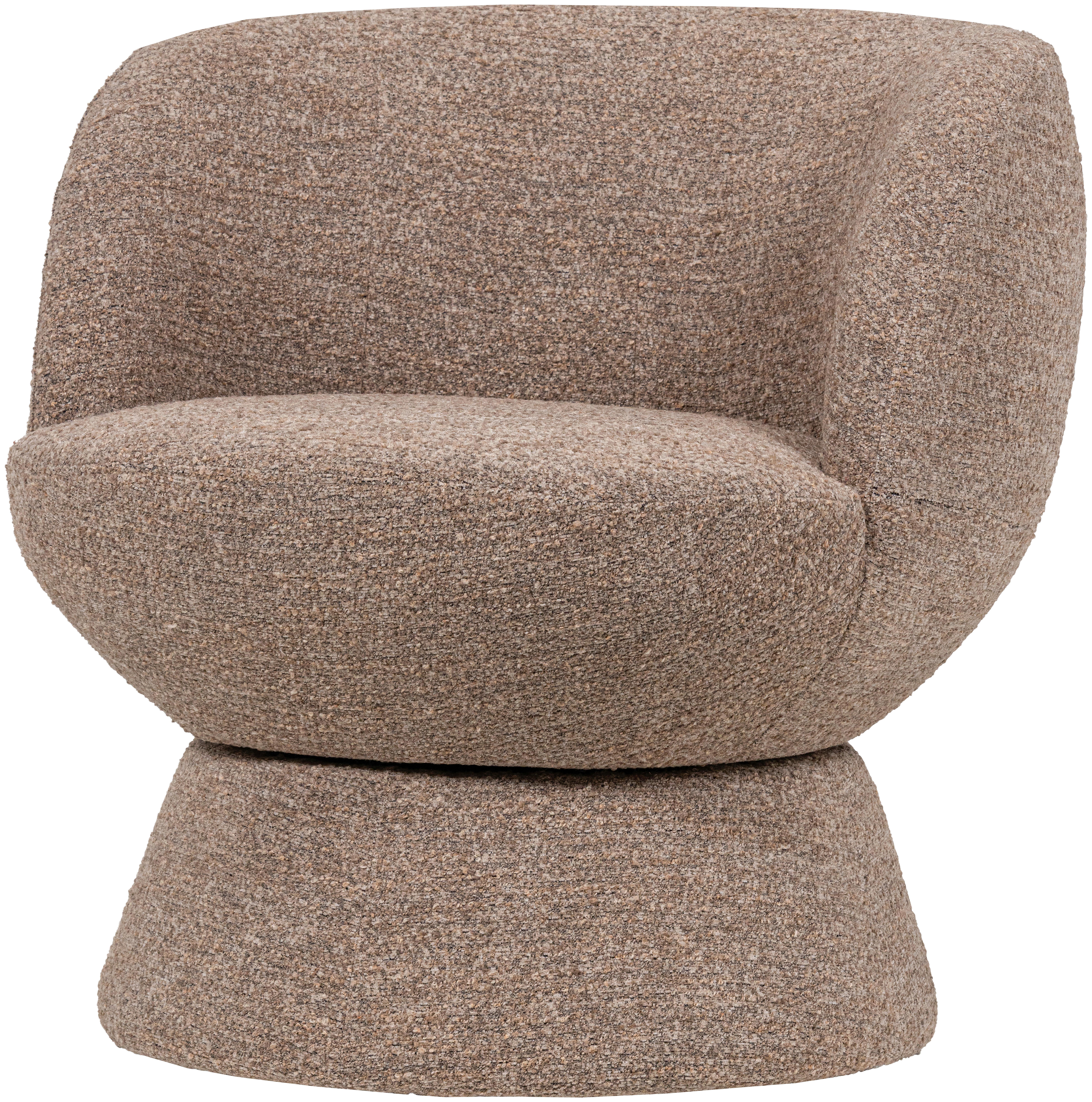 Sessel Shuffle Braun B: 73cm - Braun, Design, Textil (73/72/71cm) - Livetastic