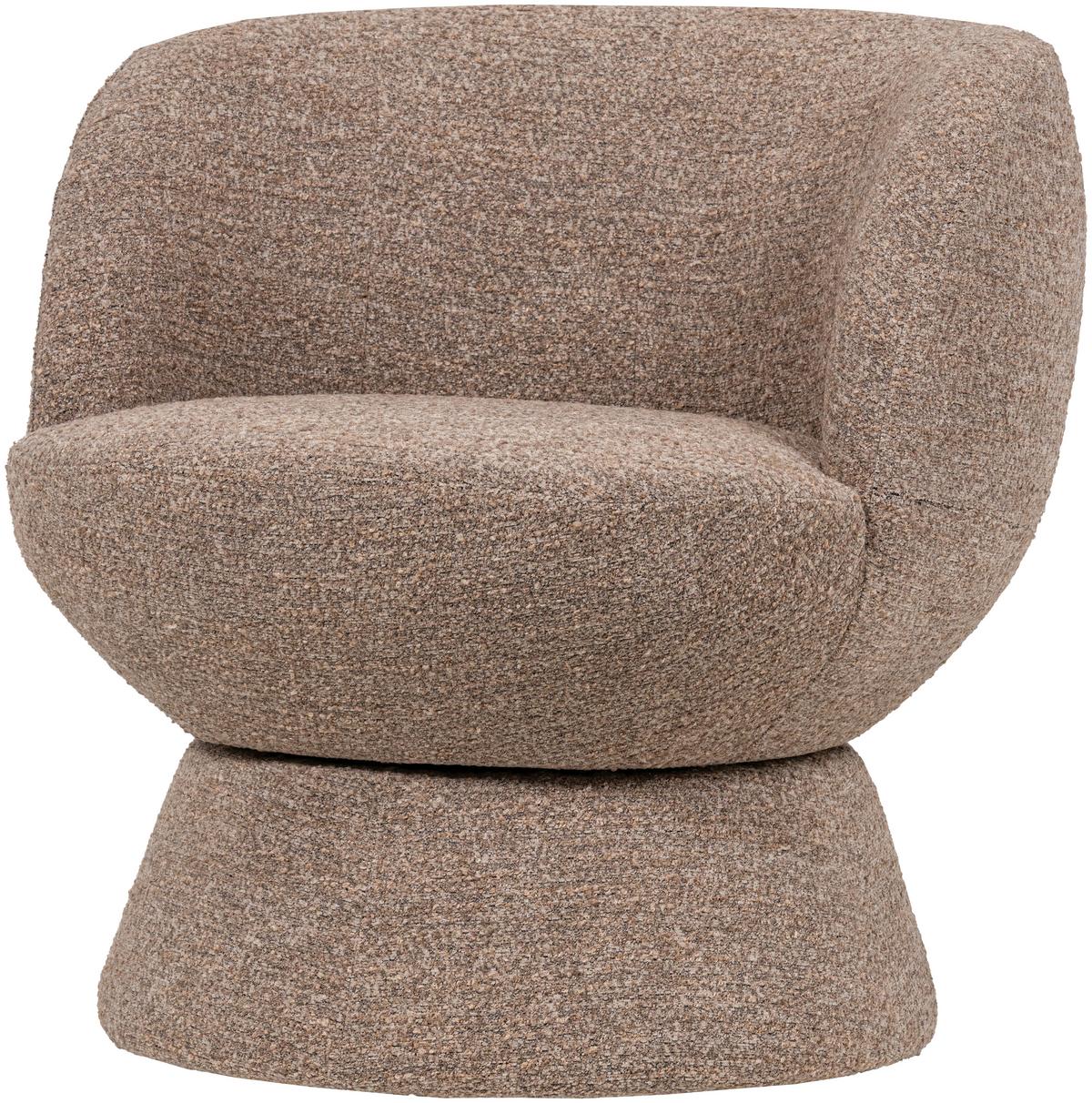 Sessel Shuffle Braun B: 73cm - Braun, Design, Textil (73/72/71cm) - Livetastic