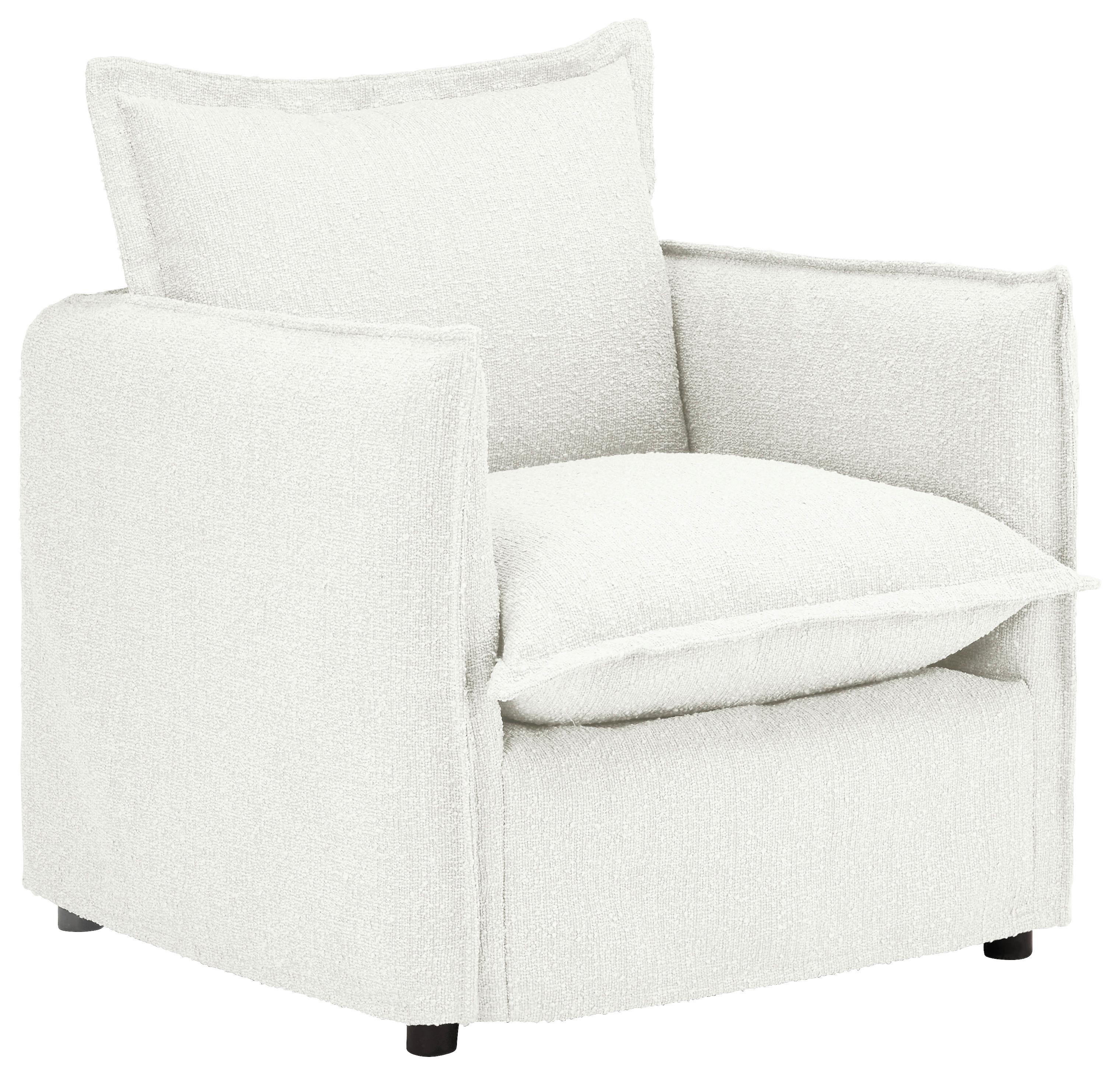 Sessel Toscana - Schwarz/Weiß, Trend, Textil (120/82/98cm) - Livetastic