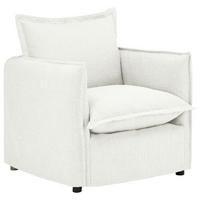 Sessel Toscana - Schwarz/Weiß, Trend, Textil (120/82/98cm) - Livetastic