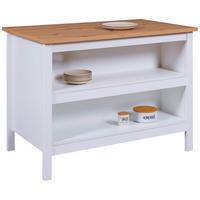 Spodní kuchyňská skříňka SAN SAN - bílá/dub artisan, Moderní, kompozitní dřevo (124/91,5/75cm) - Mömax