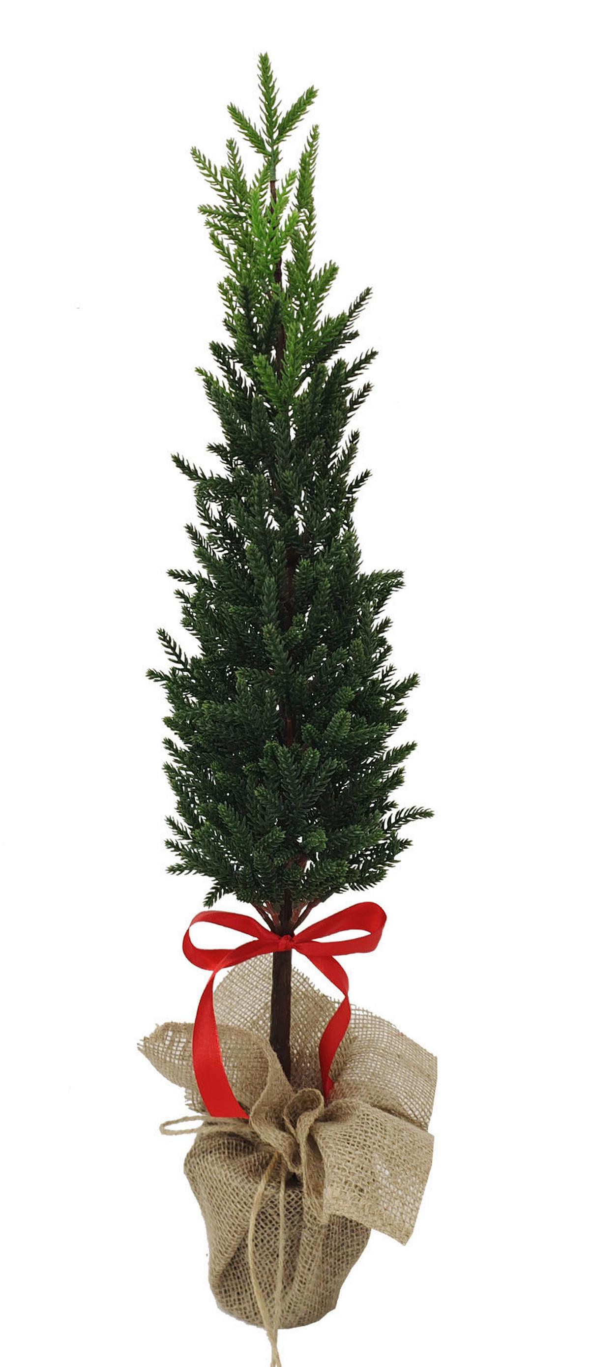 Karácsonyfa Silke Magasság Kb. 75cm - fekete/zöld, Konventionell, műanyag (12/75cm) - Luca Bessoni