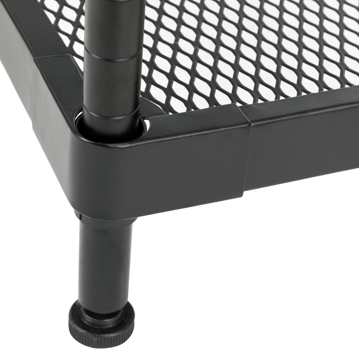 GARDEROBENSTÄNDER Schwarz B: 75cm - Schwarz, Design, Metall (75/180/32cm) - MID.YOU