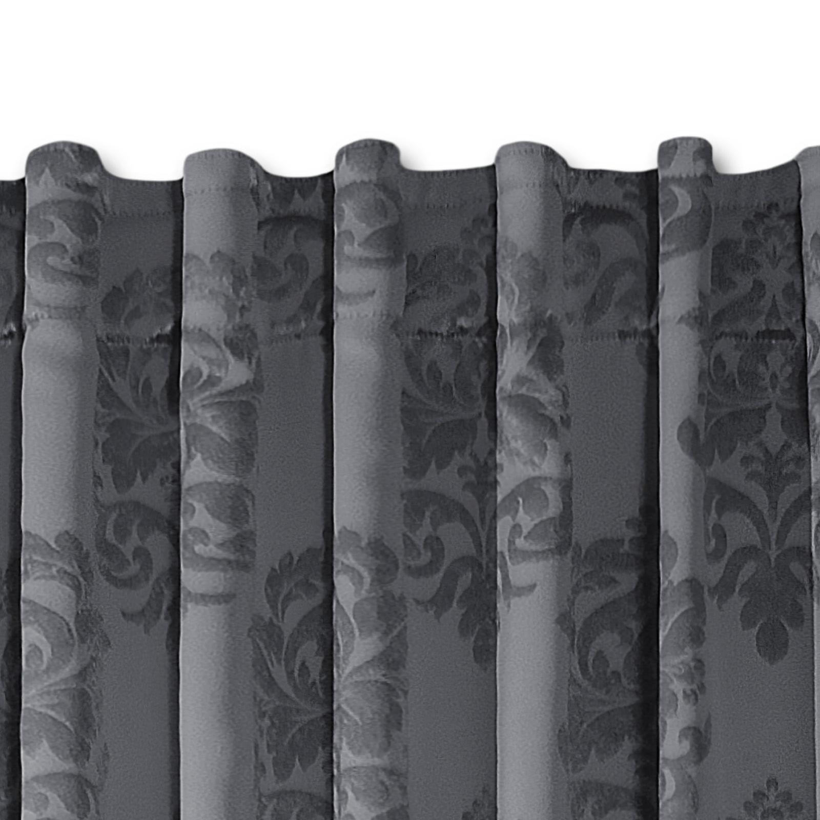 Vorhang Mit Schlaufen und Band Jena 135x245 cm Grau - Grau, ROMANTIK / LANDHAUS, Textil (135/245cm) - James Wood