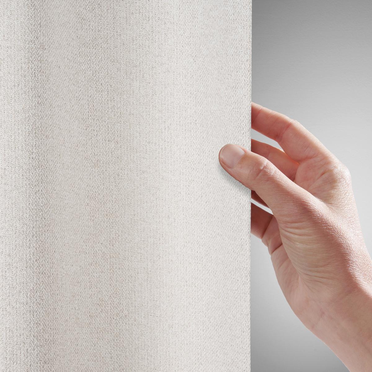 Zatemňovací záves Allan, 135/255cm, sivobiela - biela, Romantik / Landhaus, textil (135/255cm) - Premium Living