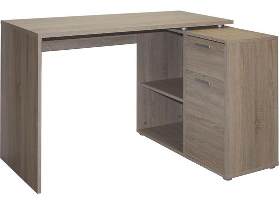 Písací Stôl Lucas - farby dubu, Moderný, umelá hmota/drevený materiál (117/71/75/80cm) Písací Stôl Lucas - farby dubu, Moderný, umelá hmota/drevený materiál (117/71/75/80cm)