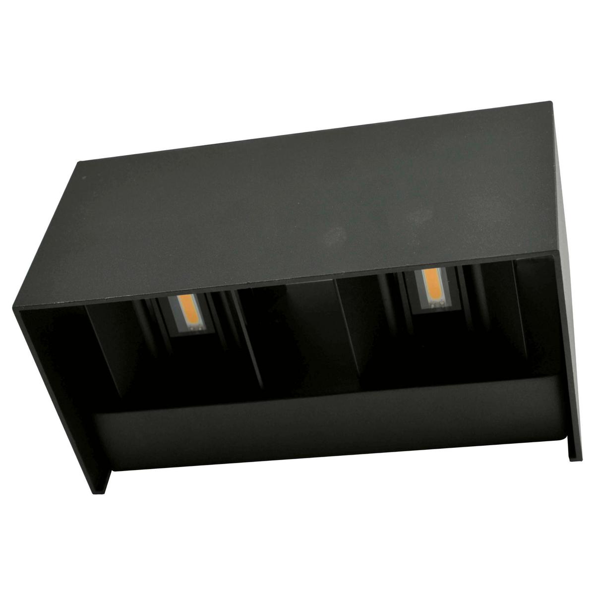 Außenwandleuchte 2528000281696 Quad - Anthrazit, Design, Metall (21.5/10.8/11cm)