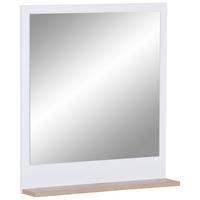 Badspiegel Bodo S579-Lus BxH 60x67 cm - Weiß, KONVENTIONELL, Holzwerkstoff (60/67/12cm)