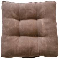 Sitzkissen Elsa Taupe 40x40 cm Polyester - Taupe, MODERN, Textil (40/40/7cm) - Luca Bessoni