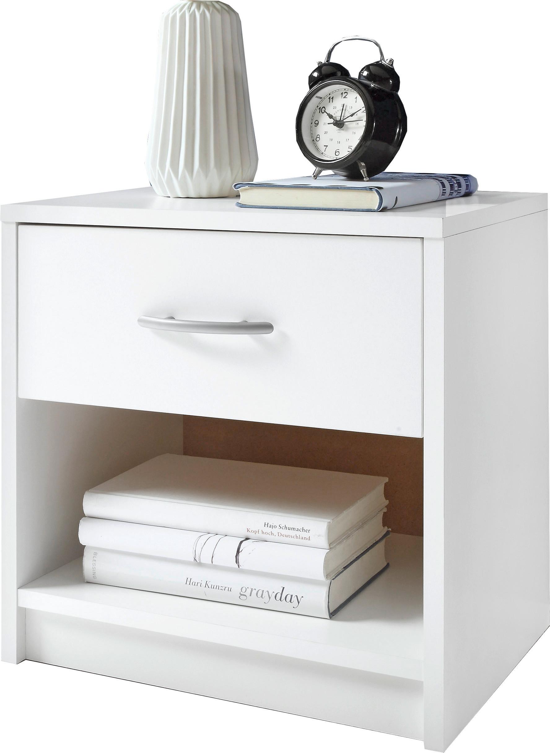 Éjjeliszekrény Pepe *top Ár* - fehér, faalapú anyag (39/41/28cm) - Best Price