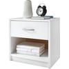 Éjjeliszekrény Pepe *top Ár* - fehér, faalapú anyag (39/41/28cm) - Best Price