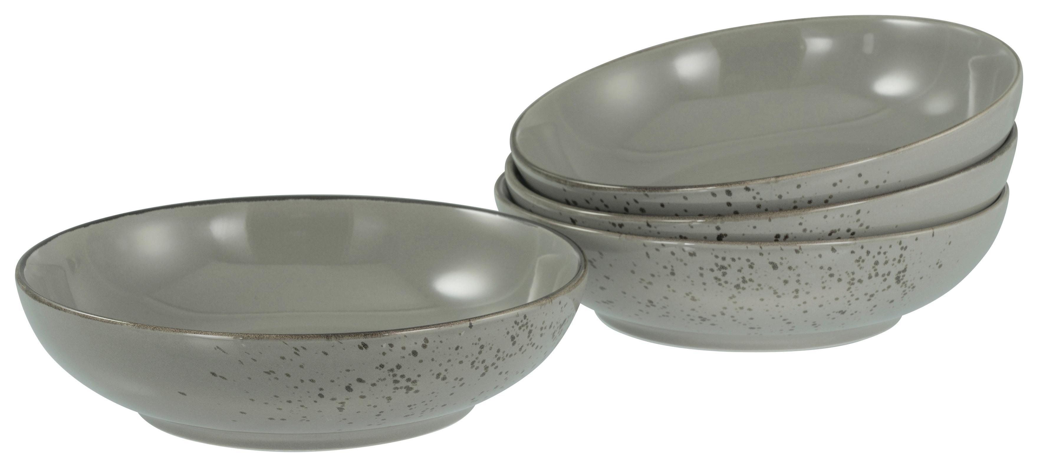 Schüsselset Nature Collection Stone, 4--Teilig., Grau - Grau, Design, Keramik (22,5cm) - Creatable