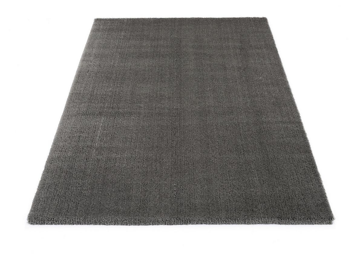 Webteppich Dunkelgrau Sunshine 120x170 cm - Dunkelgrau, Basics, Textil (120/170cm) - Novel