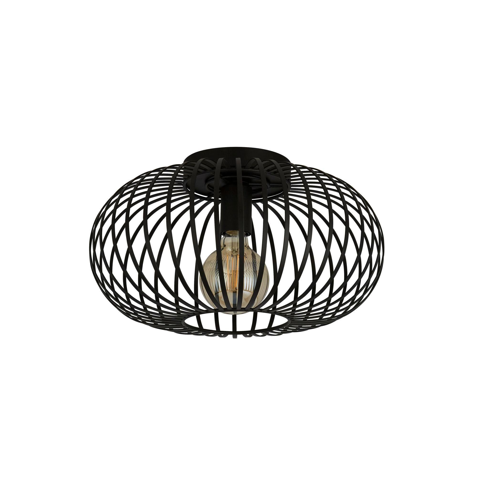 Hängeleuchte Avery 59901-1bk - Schwarz, Design, Metall (39/20cm)