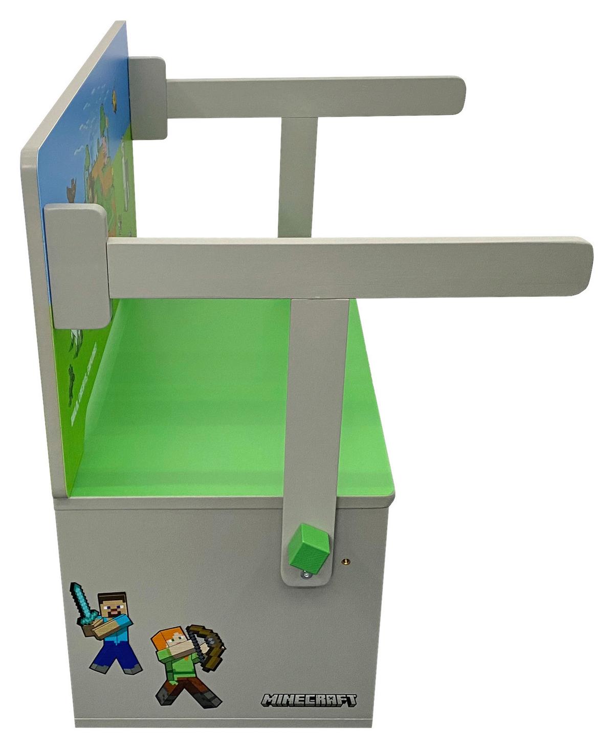 Kindersitzbank Minecraft - Multicolor, MODERN, Holzwerkstoff/Textil (65,4/60/35cm) - Minecraft