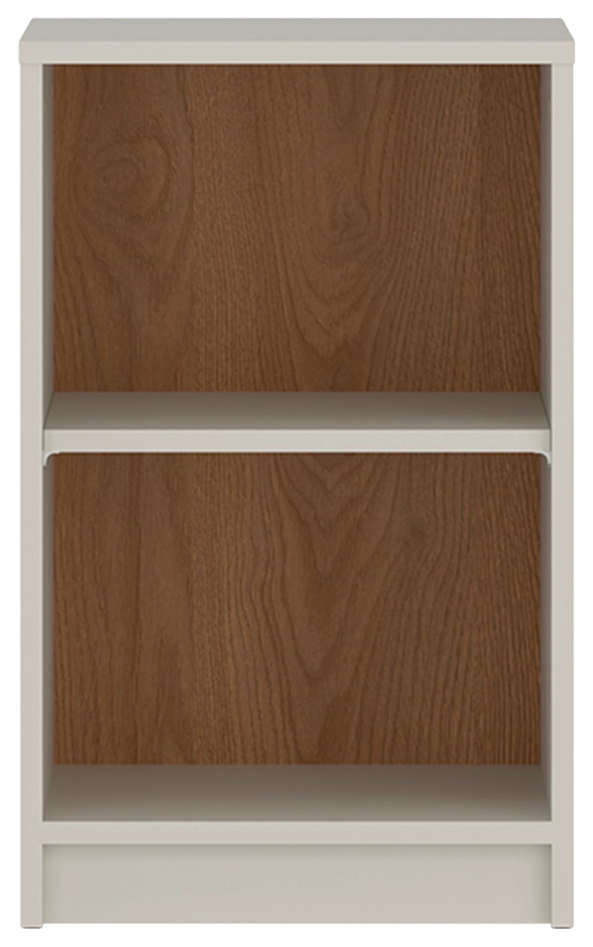 regál FANO dekor kašmír/dub - čierna/kašmírová, Modern, kompozitné drevo/plast (40/64,1/40cm) - Modern Living