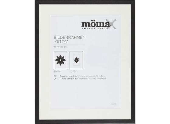 Rám Na Obrazy Gitta - černá, Moderní, kompozitní dřevo/sklo (40/50/3,6cm) - Mömax modern living Rám Na Obrazy Gitta - černá, Moderní, kompozitní dřevo/sklo (40/50/3,6cm) - Mömax modern living