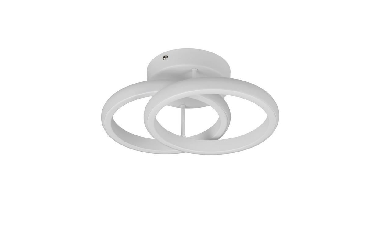 Led-deckenleuchte, 4000k Denise - Weiß, Basics, Kunststoff/Metall (26,5/18,5/10,5cm) - Luca Bessoni