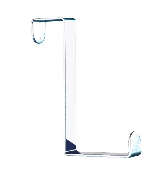 Garderobenhaken Türhaken 4214062100 - Silberfarben, KONVENTIONELL, Metall (7,6/1,2/6cm) - Wenko