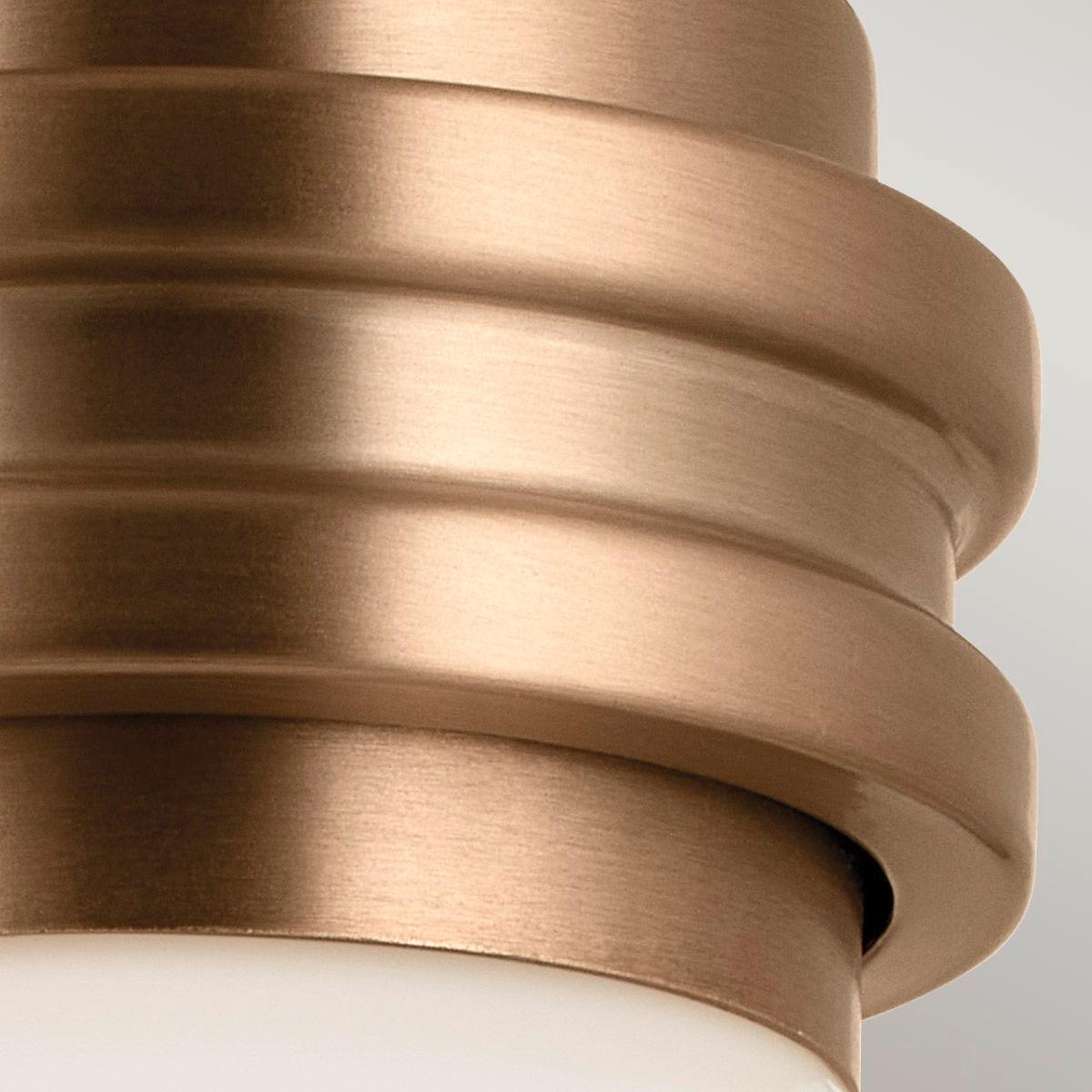 Fürdőszobai Falilámpa Kl-Farum1-Cpz - Pezsgő/fekete, Konventionell, üveg/fém (2,40/1,78/2,15cm) - Elstead Lighting