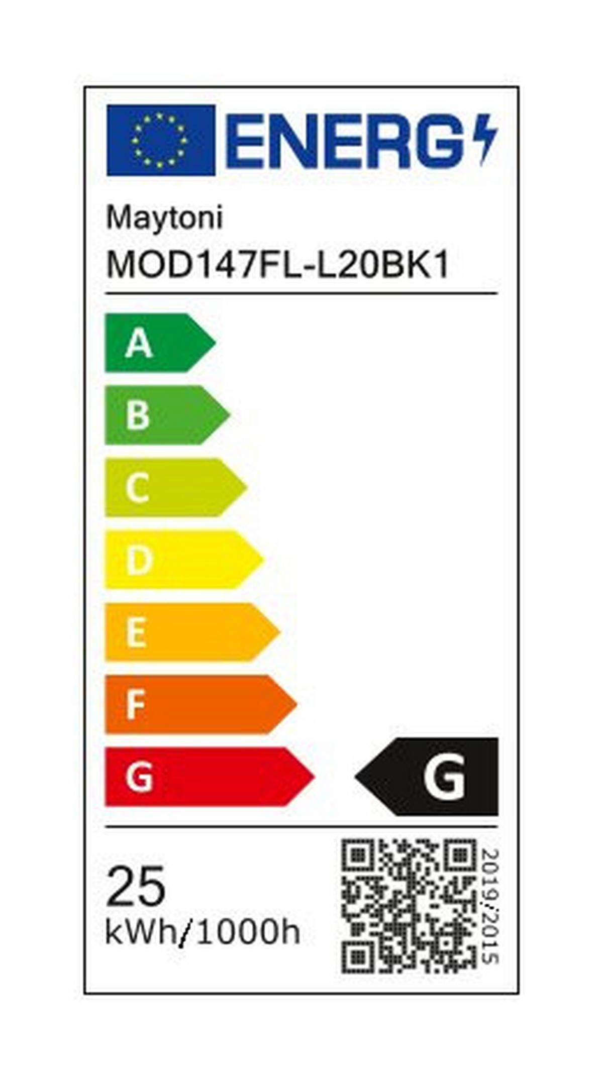 Stehleuchte Flow - Schwarz, Trend, Metall (10/145cm) - MAYTONI