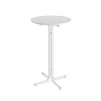 GARTEN-BARTISCH STEHTISCH BERLIN - Weiß, LIFESTYLE, Holz/Kunststoff (70/109/70cm) - Gardenson