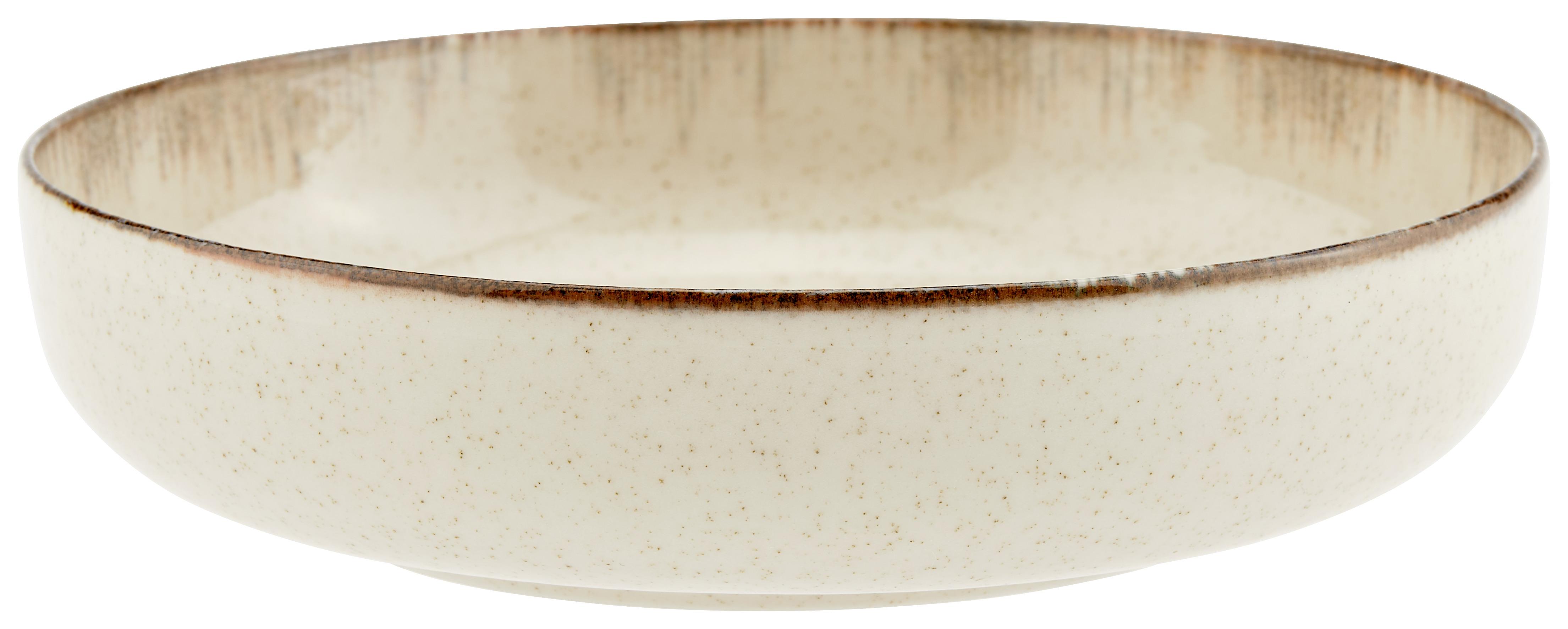 Suppenteller Porzellan Beige Sonora DxH: ca. 20x5 cm - Beige, MODERN, Keramik (20/4,7cm) - James Wood