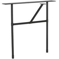 TISCHGESTELL Tablo Schwarz B: 79cm - Schwarz, MODERN, Metall (79/72/36cm) - Livetastic