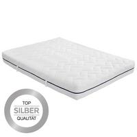 Komfortschaummatratze Ergo Duo 140x200cm fest - Weiß, Textil (140/200cm) - Primatex