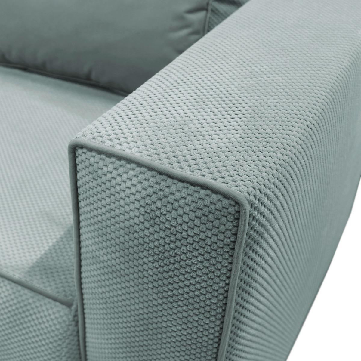 Récamiere Iga Re Türkis B: 168 Cm - Türkis/Rosa, Design, Textil (168/73/99cm) - MID.YOU